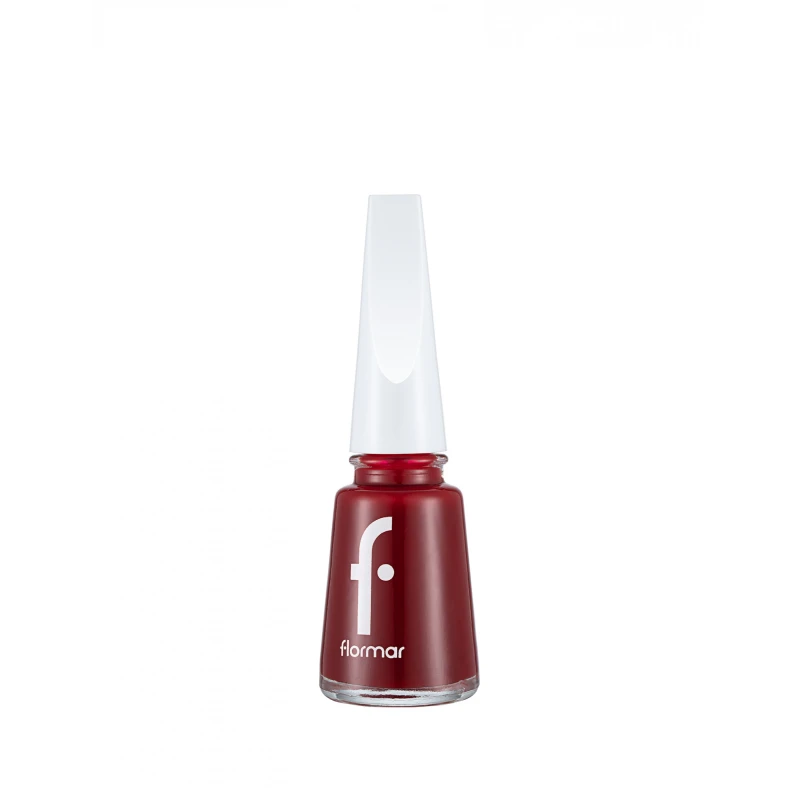 Flormar Nail Enamel 405 Red Roots: Long Lasting, High Shine Nail Polish 11 ML for a Vibrant, Eye Catching Manicure. Achieve Professional Results at Home. - Flormar