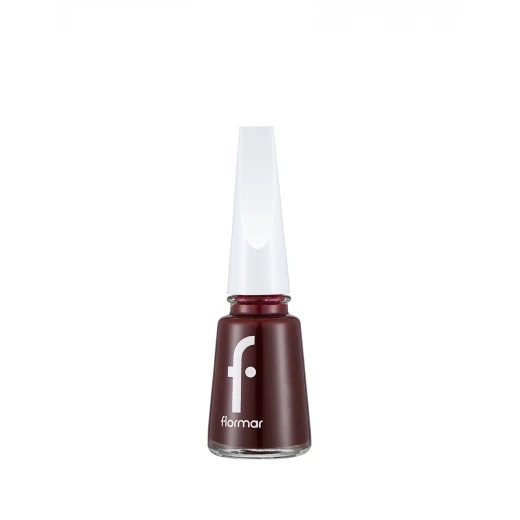 Flormar Nail Enamel 311 Purple Scarlet: Long Lasting, Chip Resistant Nail Polish for a Vibrant Manicure, 11 ML Bottle, Professional Quality
