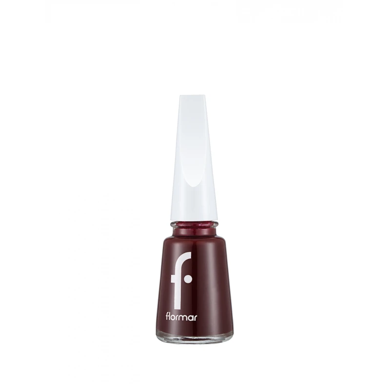 Flormar Nail Enamel 311 Purple Scarlet: Long Lasting, Chip Resistant Nail Polish for a Vibrant Manicure, 11 ML Bottle, Professional Quality - Flormar