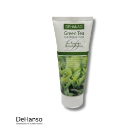 Green Tea Face Wash Foam 180ml KLD DeHanso, Cleansing & Refreshing