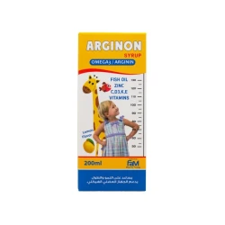 Arginon Syrup 200ml Pharma Turkey Kids' Health Supplement for Growth, Focus, and Immunity