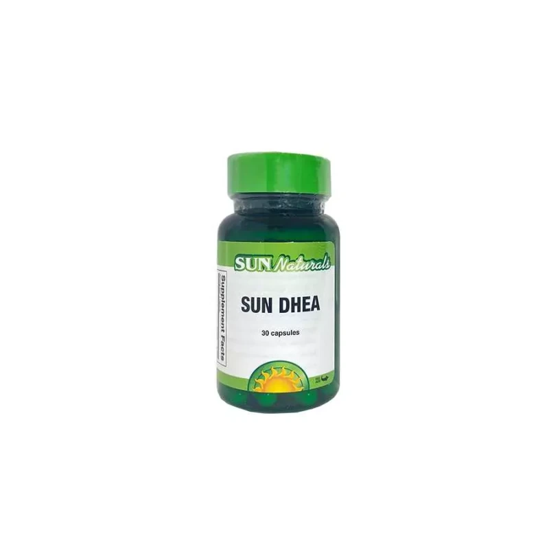 Sun Natural DHEA 50mg 30 Capsules Dietary Supplement for Enhanced Well-being - Sun Natural