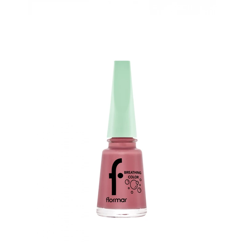 Flormar Breathing Color Nail Enamel 011 Tender Rose Shimmery Finish 11 ML