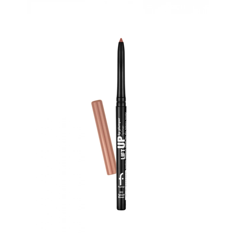 Flormar Lift Up Lip Plumper Lipliner 002 Spiced Brown, Matte Finish, Long Lasting - Flormar