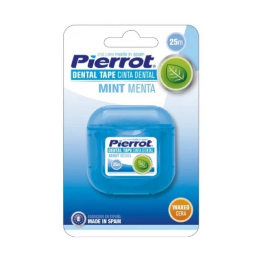 Pierrot Dental Tape 25 Mt Mint Flavored Plaque Removal Dental Floss Pierrot Dental Tape 25 Mt Mint Flavored Plaque Removal Dental Floss