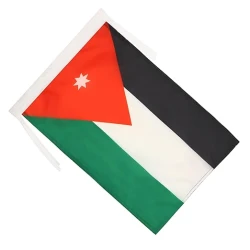 Luxury Jordanian flag 180x90 cm - Elegant and luxurious design with a high-quality finish for events, celebrations, and decoration; ideal for indoor and outdoor display
