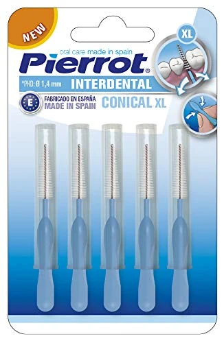 Pierrot Conical Interdental Brush XL 1.4mm, 2 Pack, Flexible Head for Deep Cleaning Pierrot Conical Interdental Brush XL 1.4mm, 2 Pack, Flexible Head for Deep Cleaning