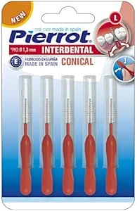 Pierrot Conical Interdental Brush L 1.3mm 2 Pack for Effective Plaque Removal Pierrot Conical Interdental Brush L 1.3mm 2 Pack for Effective Plaque Removal