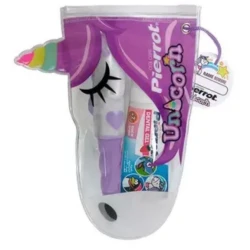 Pierrot Unicorn Dental Kit for Kids, Toothbrush and Toothpaste Set