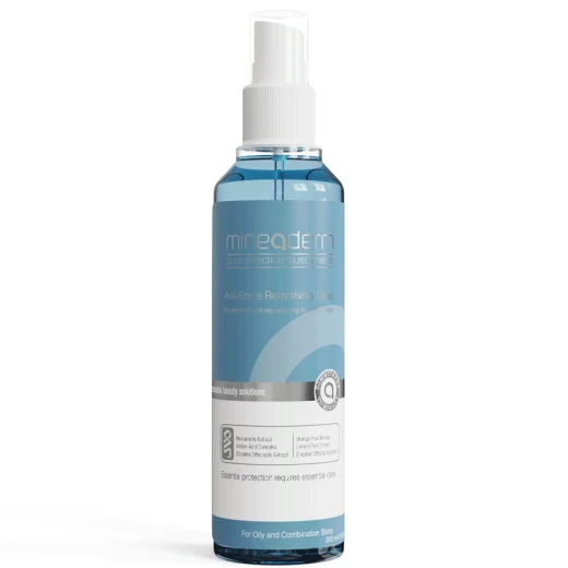 Mineaderm Anti Shine Refreshing Tonic 200ml, Controls Oil, Matte Finish, Face Toner Mineaderm Anti Shine Refreshing Tonic 200ml, Controls Oil, Matte Finish, Face Toner