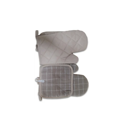 Custom Oven Mitts and Pot Holders – Heat Resistant Kitchen Set for Hand Protection, Comfortable and Safe Design, Ideal for Cooking, Baking, and Grilling, Durable and Easy to Clean Materials - Kitchen house - Image 4