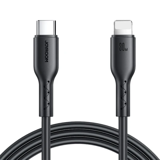Joyroom Flash Charge SA26-CL3 USB-C to Lightning Cable 30W Black 1 Meter Joyroom Flash Charge SA26-CL3 USB-C to Lightning Cable 30W Black 1 Meter