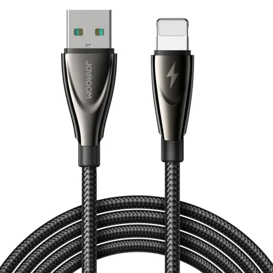 Joyroom Pioneer Series SA31 AL3 USB A to Lightning 3A 1.2m Cable Black - Joyroom