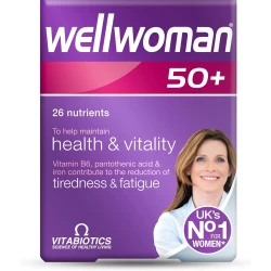 Wellwoman 50+ Multivitamin Tablets for Women, Advanced Formula, 30 Count