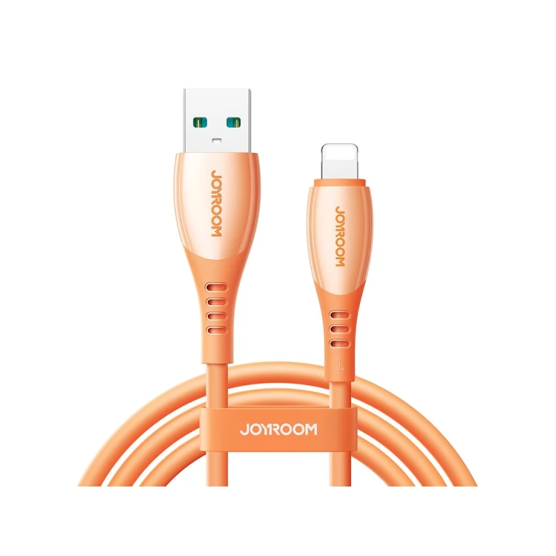 كيبل شحن جوي روم S A59 USB A إلى لايتنينج 1.2 متر برتقالي شحن سريع - جوي روم