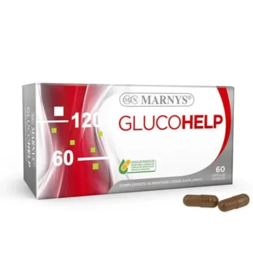 Marnys Glucohelp 60 Capsules, Natural Blood Sugar Support Supplement
