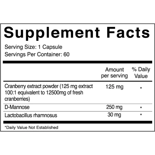 Astra Cranberry 15 Capsules: Advanced Urinary Tract Health Support with Proanthocyanidins (PACs) for Daily Wellness and Bladder Comfort, Enhanced Formula - Astra - Image 2