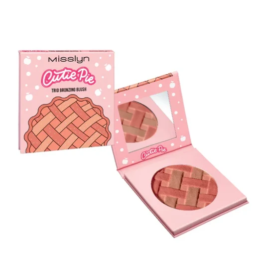 Misslyn Cutie Pie Trio Bronzing Blush Palette, Contouring, Natural Warmth, Blendable Shades Misslyn Cutie Pie Trio Bronzing Blush Palette, Contouring, Natural Warmth, Blendable Shades