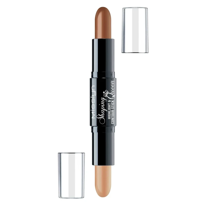 Misslyn Shaping Queen Highlight And Contouring Stick 6 Back, Dual Ended Creamy Formula - Misslyn