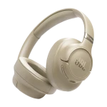 سماعات أذن JBL Tune 780NC فوق الأذن بتقنية البلوتوث، إلغاء الضوضاء التكيفي، بيج - جي بي ال