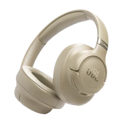 سماعات أذن JBL Tune 780NC فوق الأذن بتقنية البلوتوث، إلغاء الضوضاء التكيفي، بيج
