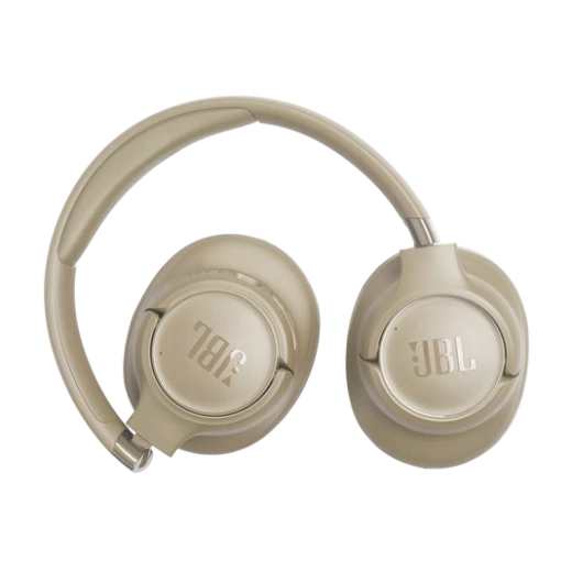 سماعات أذن JBL Tune 780NC فوق الأذن بتقنية البلوتوث، إلغاء الضوضاء التكيفي، بيج - جي بي ال - Image 5