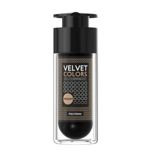 Frezyderm Velvet Colors Medium Matte Make Up 30ml, Sensitive Skin Coverage Frezyderm Velvet Colors Medium Matte Make Up 30ml, Sensitive Skin Coverage
