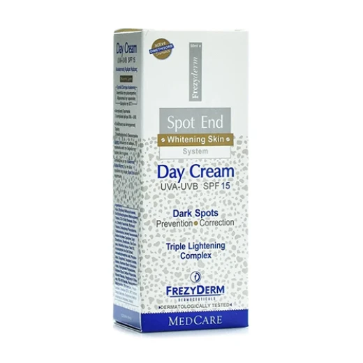 Frezyderm Spot End SPF15 Day Cream 50ml, Whitening Face Cream for Dark Spots - Frezyderm - Image 2