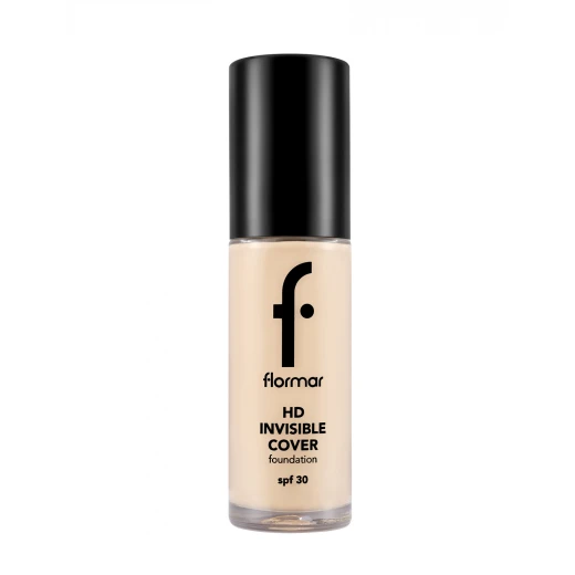 Flormar HD Invisible Cover Foundation 80 Soft Beige Lightweight SPF30 - Flormar - Image 2