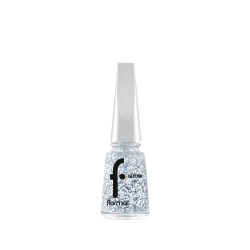 Flormar Glitter Nail Enamel GL01 Stardust, Long Lasting Shimmering Nail Polish, 11 G