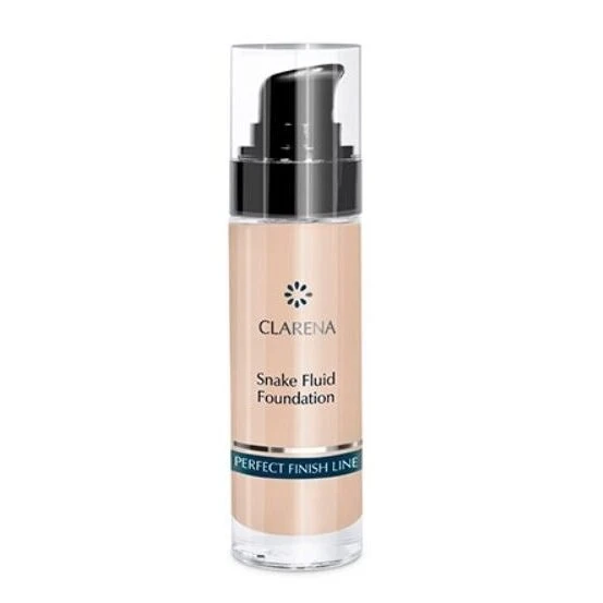 Clarena Perfect Finish Snake Fluid Foundation Golden Tan 30ml, Long Lasting Coverage - Clarena