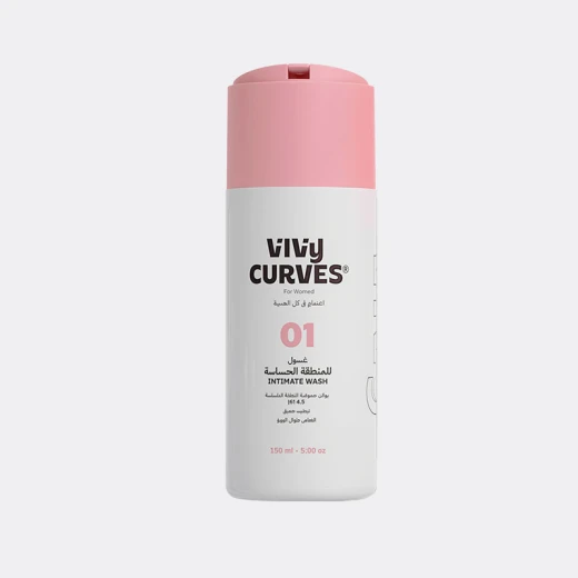 VIVI Curves Intimate Wash for Women 150ml Gentle Cleansing Formula VIVI Curves Intimate Wash for Women 150ml Gentle Cleansing Formula