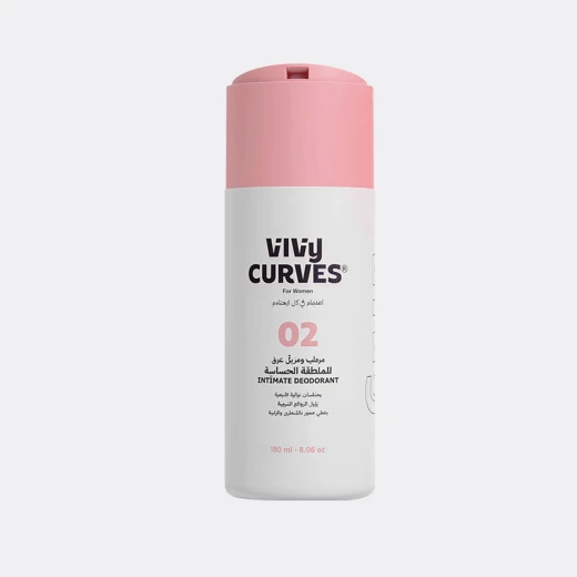 VIVI CURVES Intimate Deodorant for Women: 150ml Fresh Scent Formula Provides All Day Protection Against Odor and Keeps You Feeling Confident and Fresh. Gentle and Effective.