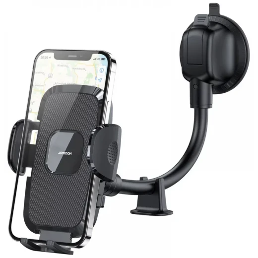 Joyroom JR ZS259 Car Mount Holder With Extra Long Flexible Arm Black Color 360 Degree Rotation Dashboard and Windshield Mounting Universal Phone Holder for Smartphones Joyroom JR ZS259 Car Mount Holder With Extra Long Flexible Arm Black Color 360 Degree Rotation Dashboard and Windshield Mounting Universal Phone Holder for Smartphones