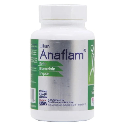 Lilium Anaflam 30tab Joint Pain Relief Supplement with Rutin, Bromelain, Trypsin Lilium Anaflam 30tab Joint Pain Relief Supplement with Rutin, Bromelain, Trypsin