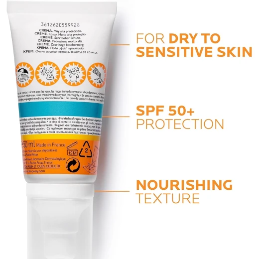 La Roche-Posay Anthelios Ultra Sensitive Eyes SPF 50+ Sunscreen Cream, Fragrance-Free, 50ml - Image 5