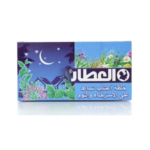 شاي زهورات من العطار، أعشاب طبيعية للاسترخاء، 20 كيس. مزيج ممتاز من الأعشاب لتهدئة الأعصاب وتقليل التوتر. استمتع بكوب مهدئ في أي وقت. مثالي لطعم المساء. شاي زهورات من العطار، أعشاب طبيعية للاسترخاء، 20 كيس. مزيج ممتاز من الأعشاب لتهدئة الأعصاب وتقليل التوتر. استمتع بكوب مهدئ في أي وقت. مثالي لطعم المساء.