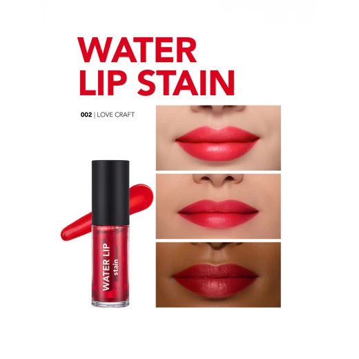 Flormar Water Lip Stain 001 Infinite Pink Long-Lasting Lip Color 6.4 ML - Flormar - Image 3