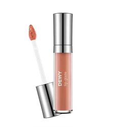 Flormar Dewy Lip Glaze 004 Undressed: Luxurious Glossy Lip Shine Enriched with Shea Butter for Hydrated, Plump Lips. Achieve a Radiant Finish with This 4.5g Lip Gloss.