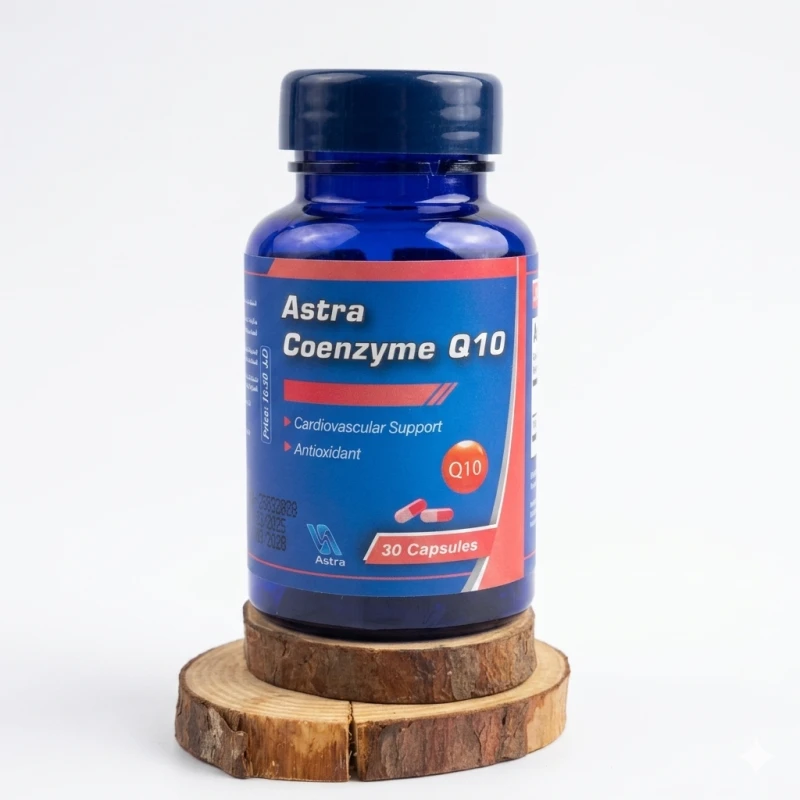 Astra Co-enzyme Q10 30 Capsules, Supports Heart Health, Antioxidant Supplement - Astra
