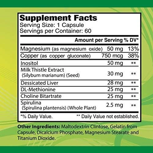 Alfa Liverex 60 Cap Detox and Liver Health Supplement with Milk Thistle - Alfa Vitamins - Image 3