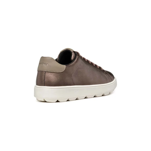 Geox D SPHERICA ECUB-1 Women's Beige Suede Leather Sneakers with Breathable and Comfortable Design Perfect for Everyday Wear and Light Activities - Geox - Image 5