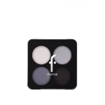 Flormar Matte and Shiny Eyeshadow Palette 002 Black Dust, Long Lasting, Highly Pigmented - Flormar