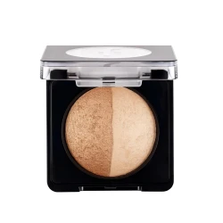 Flormar Baked Blush-On 055 Dualgold, Long-Lasting Powder Blush for Cheeks, 4g