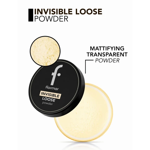 Flormar Invisible Loose Setting Powder Banana Yum 15g, Makeup Finish 002 - Flormar - Image 4