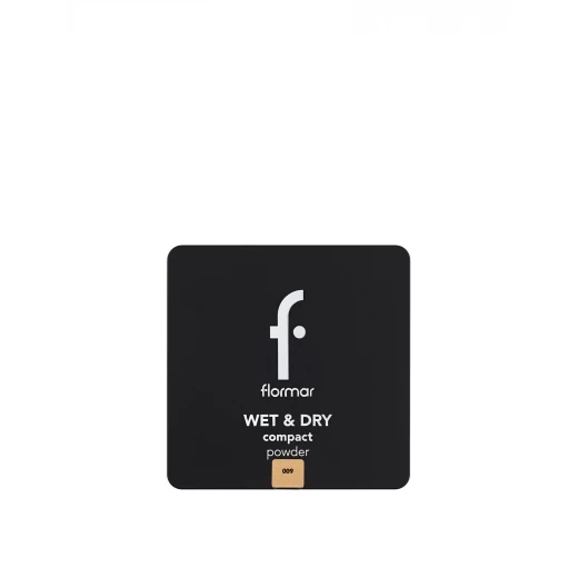 Flormar Wet & Dry Compact Powder Honey 009 Matte Finish Long Lasting 10g For All Skin Types Provides Natural Coverage and Smooth Appearance Flormar Wet & Dry Compact Powder Honey 009 Matte Finish Long Lasting 10g For All Skin Types Provides Natural Coverage and Smooth Appearance