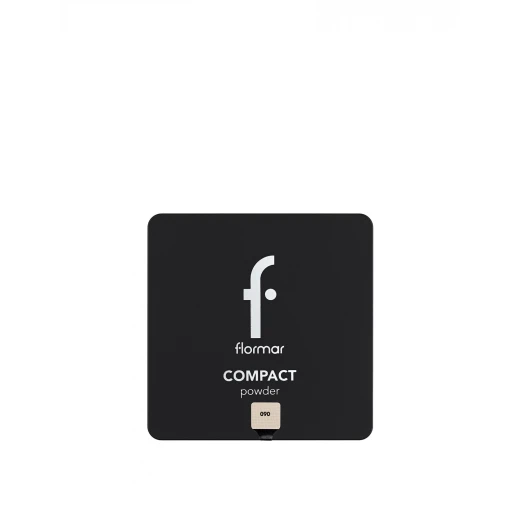 Flormar C.Powder Compact Powder Medium Rose 090, Long Lasting Face Makeup, 11g