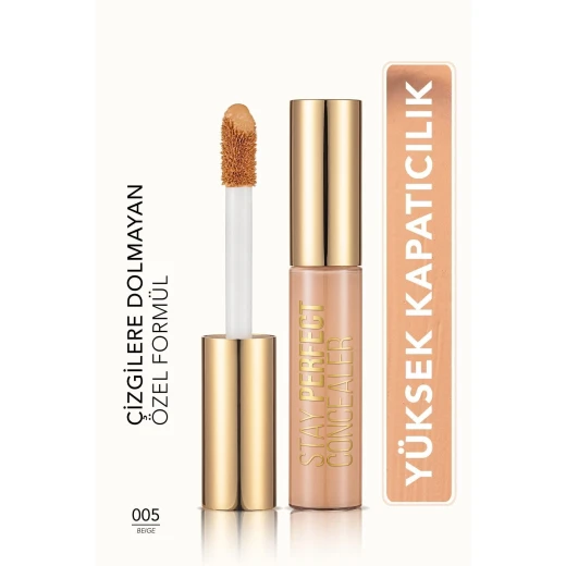 Flormar Stay Perfect Concealer Cool Undertone 005 Beige Makeup - Flormar - Image 2
