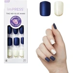 KISS Impress Press On Nails Chasing Stars Design Instant Manicure Glue Free Comfortable Wear - Kiss