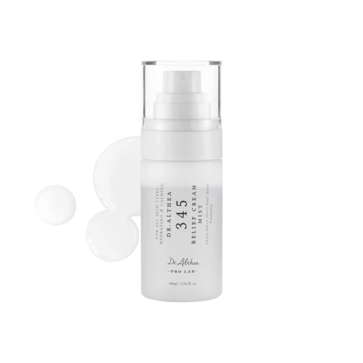بخاخ الوجه المرطب د. ألثيا 345 Relief Cream Mist بخلاصة الأرز للعناية بالبشرة الحساسة، عناية كورية نباتية، 2.02 أونصة سائلة بخاخ الوجه المرطب د. ألثيا 345 Relief Cream Mist بخلاصة الأرز للعناية بالبشرة الحساسة، عناية كورية نباتية، 2.02 أونصة سائلة
